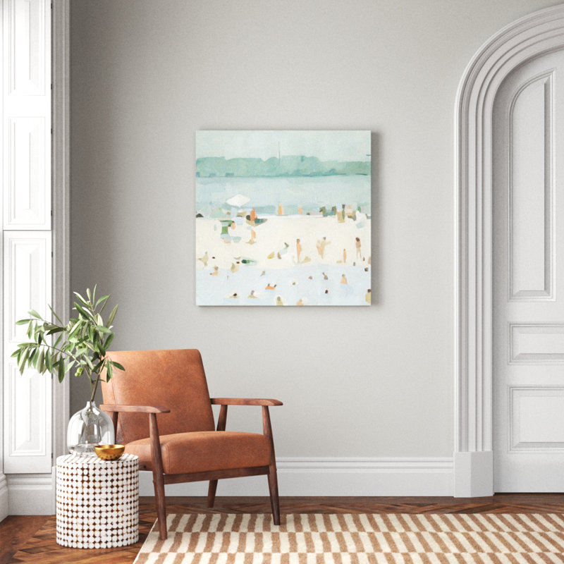Sea Sandbar I by Emma Scarvey - Wrapped Canvas Painting