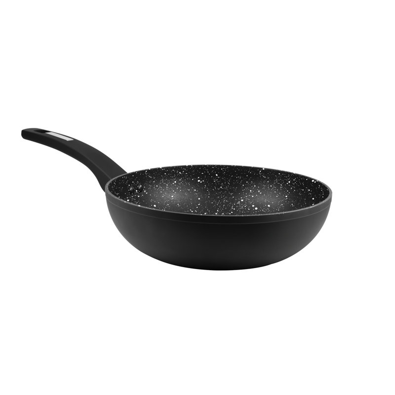 Carl Schmidt Sohn Marburg Aluminum Wok, 7 cm H x 24 cm W x 43.5 cm L