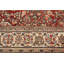 Tapis semi-antique rouge traditionnel rétro 10 x 13