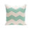 Housse et insert de coussin carré à chevrons