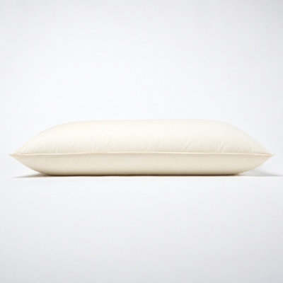 Wool/Down Pillow - King - Firm - Ivory