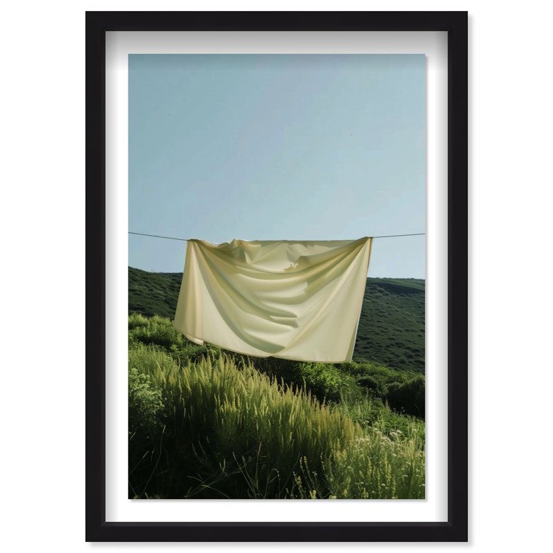 Floating Cotton I Print by Oliver Gal, 25.5"H x 17.5"W, Black Shadowbox