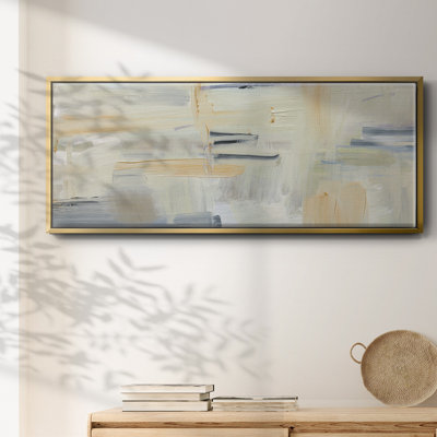 Gris et gris abstrait, toile encadrée