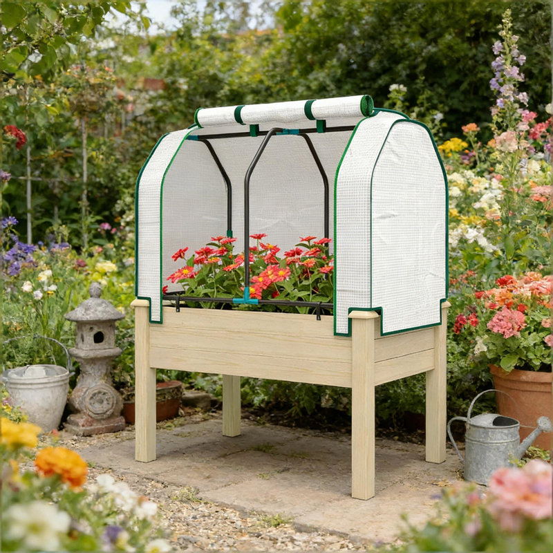 Compact Planter Box, Outdoor Raised Garden Bed