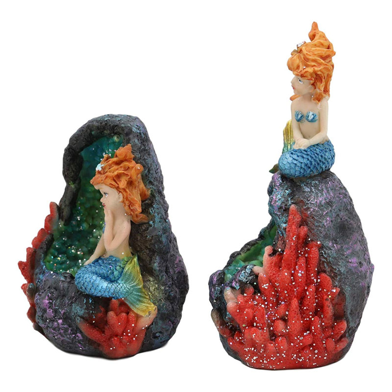 Ensemble de 2 figurines de sirène berkowitz