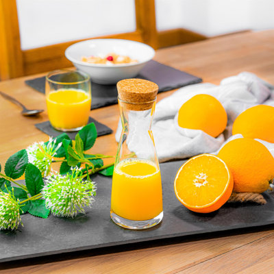 Ypsilon Glass Carafe with Cork Lid - 285ml