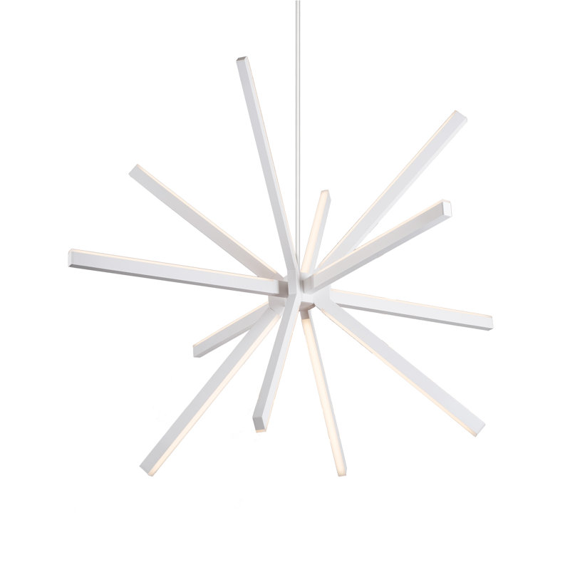 Sirius 13 - Light LED Chandelier, Brushed Nickel, 15.75" H x 20" W x 20" D