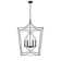 6 - Light Dimmable Lantern Geometric Chandelier