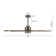 Bascio 5 - Blade LED Standard Ceiling Fan with Remote Control and Light Kit Included