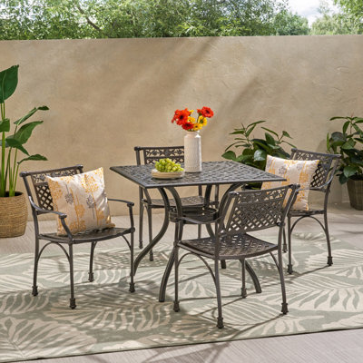 Licola 4 - Person Patio Dining Set with Rectangular Table
