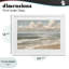 «Distress Beach Horizon», reproduction encadrée sous verre, conception de Jacky Ngan-1694643914-1694643917