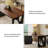 70.87"Nordic-style solid wood rectangular dining table-1597940553