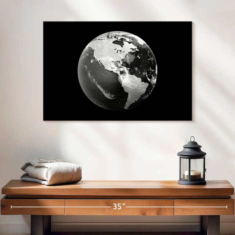 Oberle Silver Globe, 16" H x 24" W
