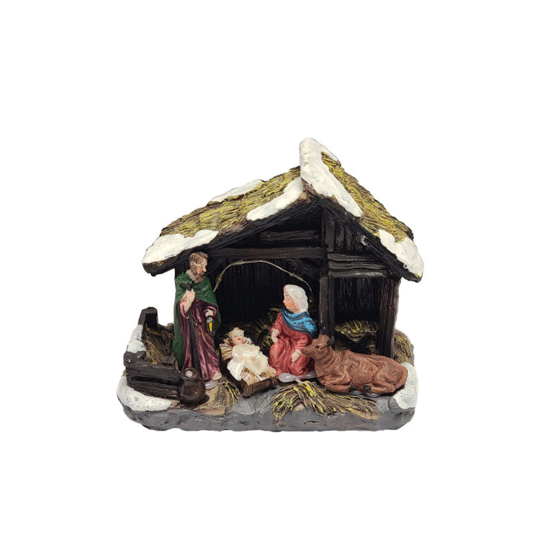 Crèche de Noël. Village de Noël F07-N1-16-2338