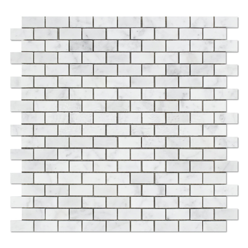 Carreau de mosaïque en marbre et brique