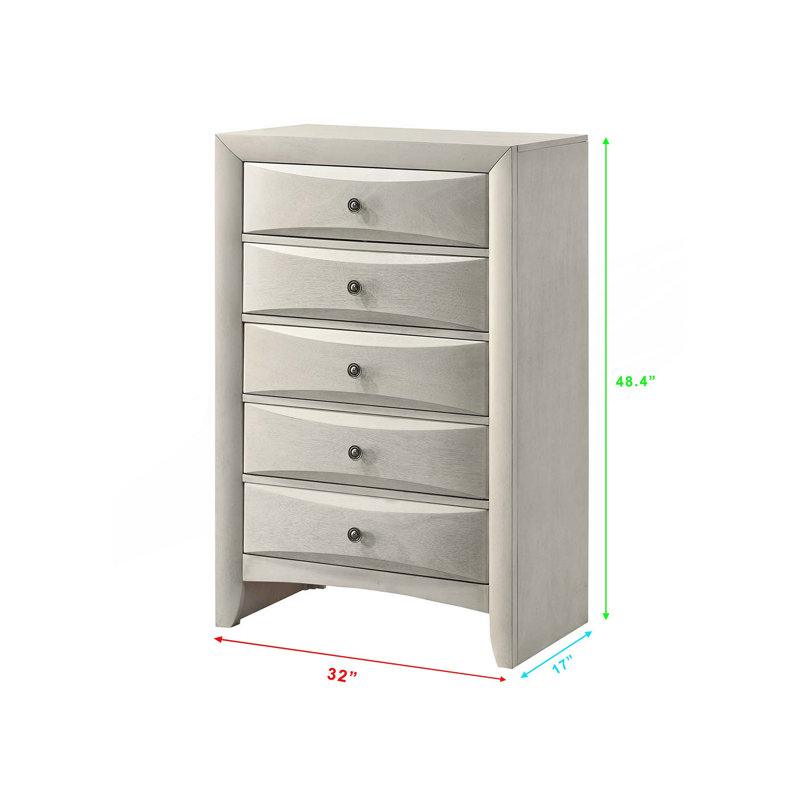 Commode à 5 tiroirs 1Pc