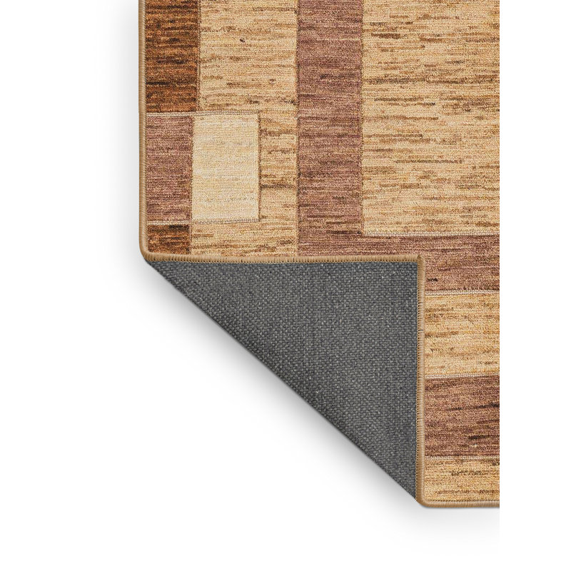 Tapis décoratif multicolore à motif abstrait, Tapis de couloir 2 pi x 5 pi