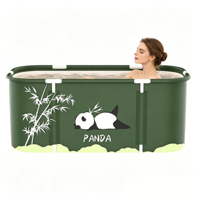 HKFUYULINTECHLIMITED Bathtub Polyvinyl Chloride (PVC) Oval Standard (Hardwired) Hot Tub in Green