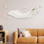 Décoration murale plume en résine