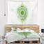 Tapisserie sphère de couleur vert et obscure abstract light-28497793
