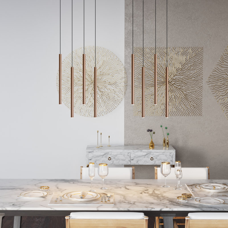 Baileyton 4 - Light Cluster Pendant, Copper