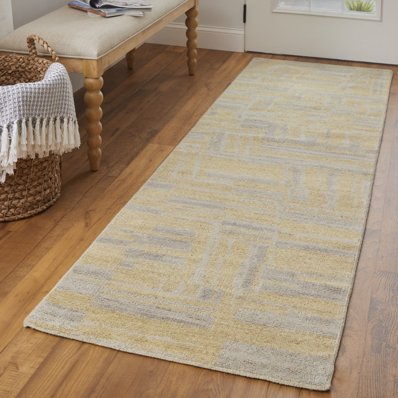 Thom Filicia Handmade Wool Abstract Area Rug, Runner 2'6" x 8'