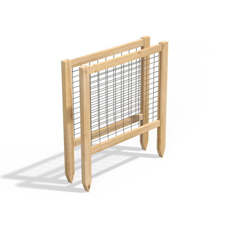 Panneau de clôture de jardin H 2 pi x l 2 pi