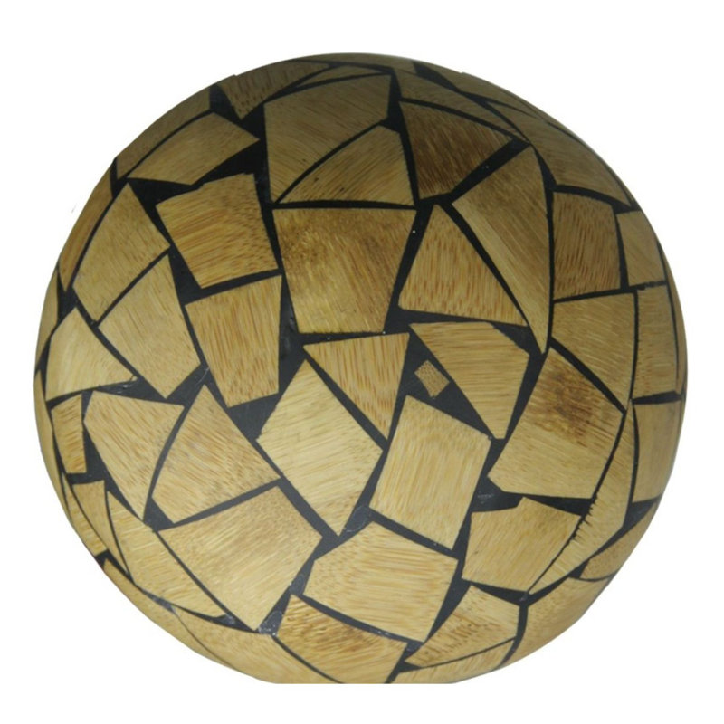 Ornement boule de Noël brun incassable 4 po (100 mm)