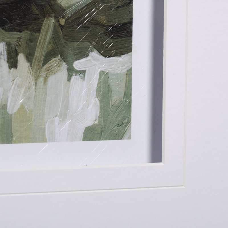 House on a Hill II by Emma Scarvey a Hand Embelished Textured Framed Art Print Matted under Glass, House on a Hill I