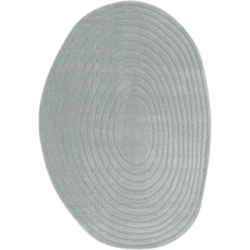 Oval Abstract Area Rug, Oval 200 x 290 cm