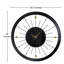 Très grande horloge murale 35,5 pouces Orbit