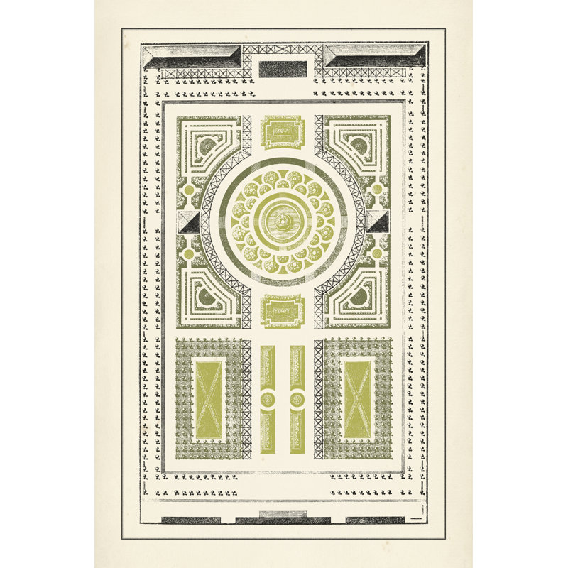 Garden Maze V by J.F. Blondel - Wrapped Canvas Print, 76cm H x 51cm W