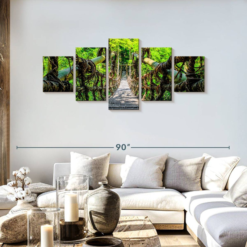 Tree Vine Bridge, 30" H x 68" W