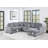 4-Piece Convertible Sectional-176279372