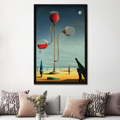 As Três Taças (the Three Cups) by Marcel Caram - Print on Canvas