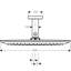 PuraVida Ceiling Rain Shower Head-6002868