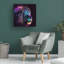 Art mural sur toile tendue - Art mural «Lion 13» de Wumples pour le salon, la chambre à coucher ou le bureau - 18 x 18