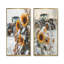 Tournesols et le tracteur enneigé I - Collection d'art mural 2 panneaux-1481378524-1481378532