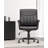 CLATINA Mid Back Leather Office Executive Chair Padded Armrestes Swivel Seat-888426775-822703545