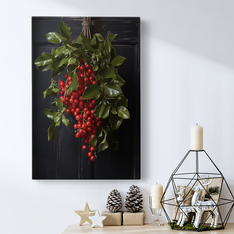 Art des Fêtes de Noël - Toile tendue avec châssis DCLXVI, H 27 po x l 18 po