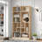 Modern Cat Bookcase Cat Tree Shelves With Storage Shelves And Cat Holes