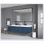 Miroir surdimensionné rectangulaire à cadre noir surdimensionné avec lumières antibuée et à intensité variable pour les salles de bain et les studios modernes-493698342-493698345