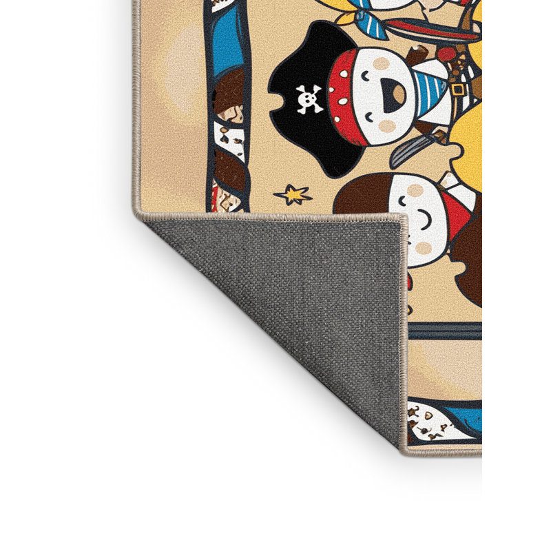 Tapis pour enfants Sunside Sails Pirates, Rectangle 4pi x 6 pi