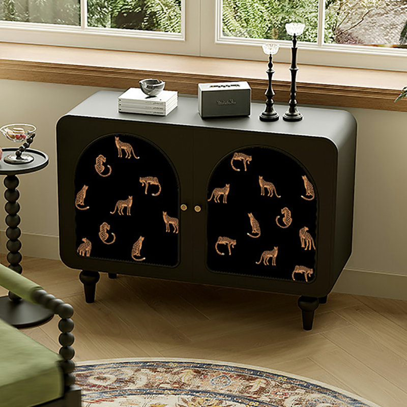 Armoire décorative à deux portes Leopard