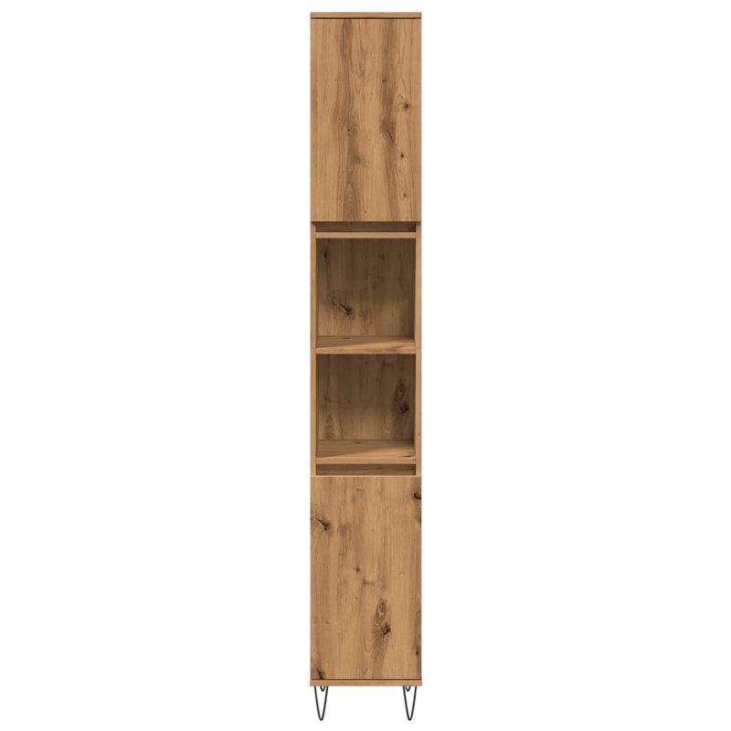 Brieonna Bathroom Cabinet, Artisan oak