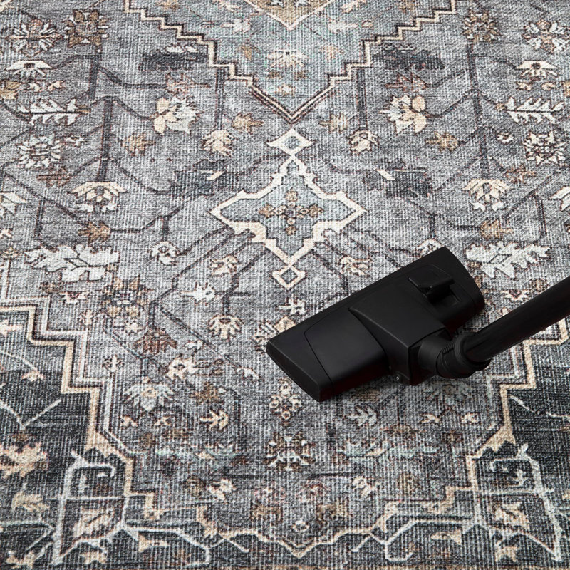 2x7 Machine Washable Runner Rug with Non-Slip Backing