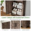  Grande armoire de rangement 70,9 "de style campagnard avec tiroir et portes, organisateur de salle de bain autoportant en bois avec tablettes ouvertes pour petits espaces-2068470396