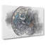 Beautiful View Of Earth In Abstract - Wrapped Canvas Print-55316138