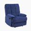 Chaise inclinable en tissu de velours de 35 po Nyleve-106813185