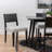 Aniek 5PC Upholstered Dining Set Black